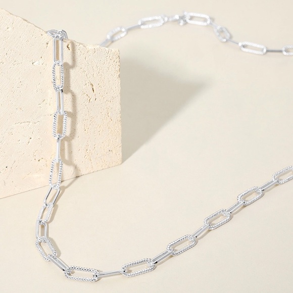 Paperclip Chain 36” Long Textured - Picture 4 of 4